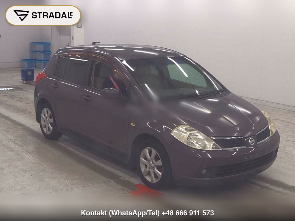 NISSAN TIIDA 15M 2007, aukcja z Japonii, zdjęcie 1