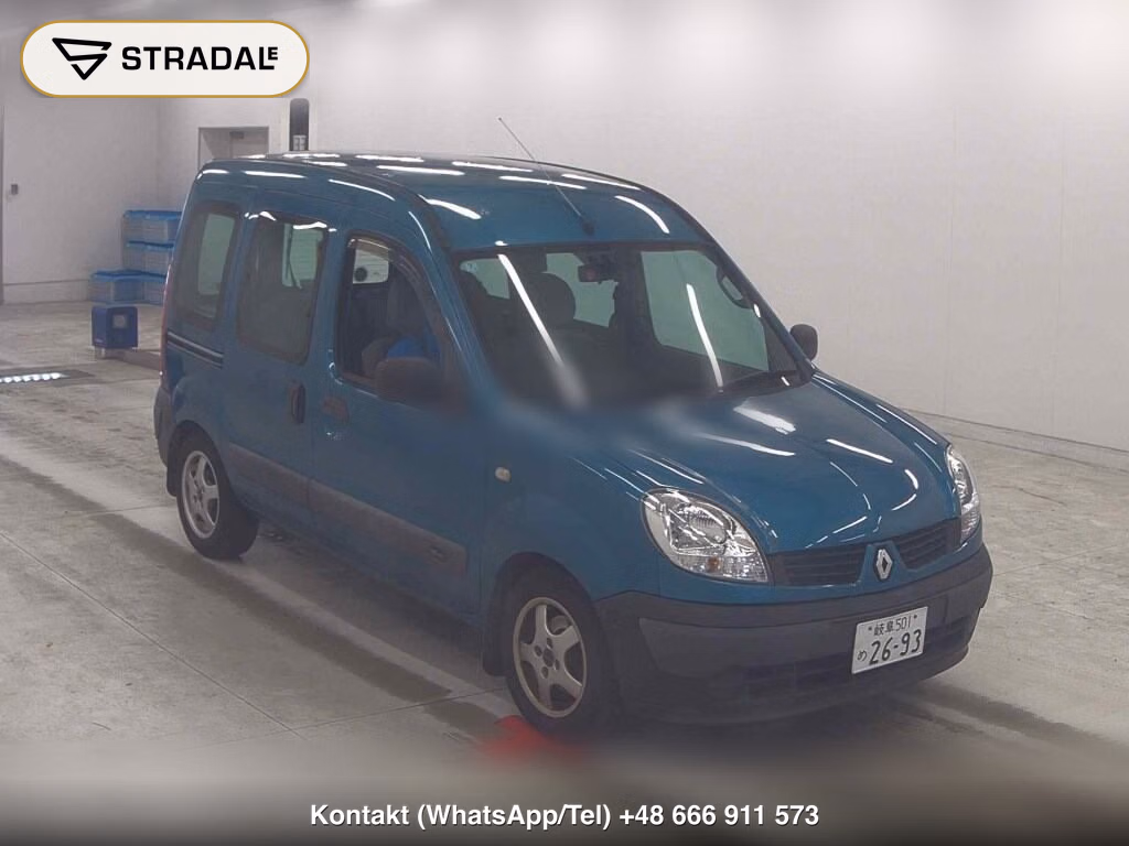 RENAULT KANGOO AUTHENTIC 2006, aukcja z Japonii, zdjęcie 1