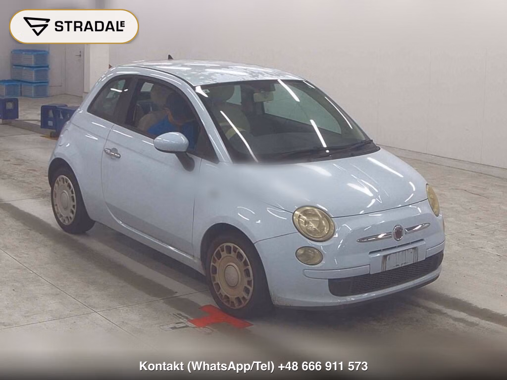 FIAT 500 1.4 16V POP 2009, aukcja z Japonii, zdjęcie 1