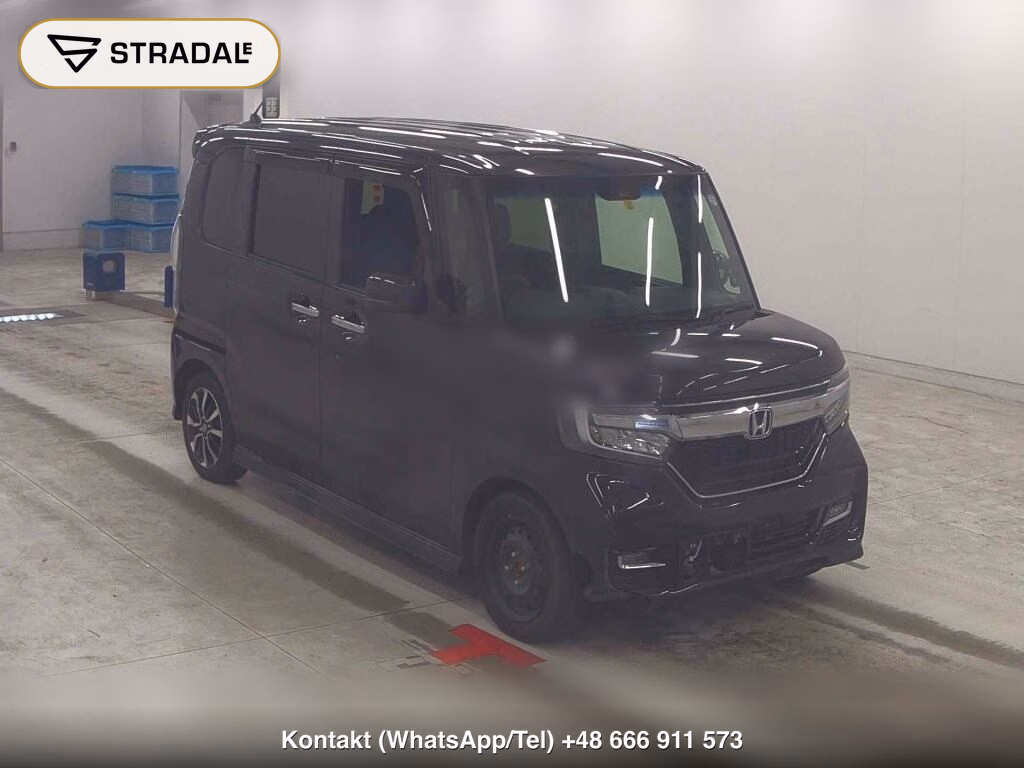 HONDA N-BOX CUSTOM G・L HONDA SENSING 2018, aukcja z Japonii, zdjęcie 1