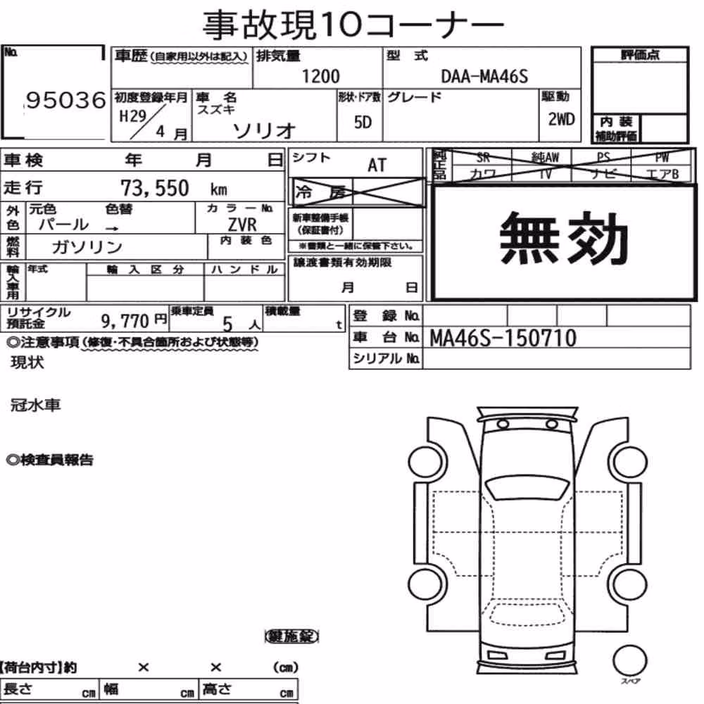 Notka aukcyjna: SUZUKI SOLIO