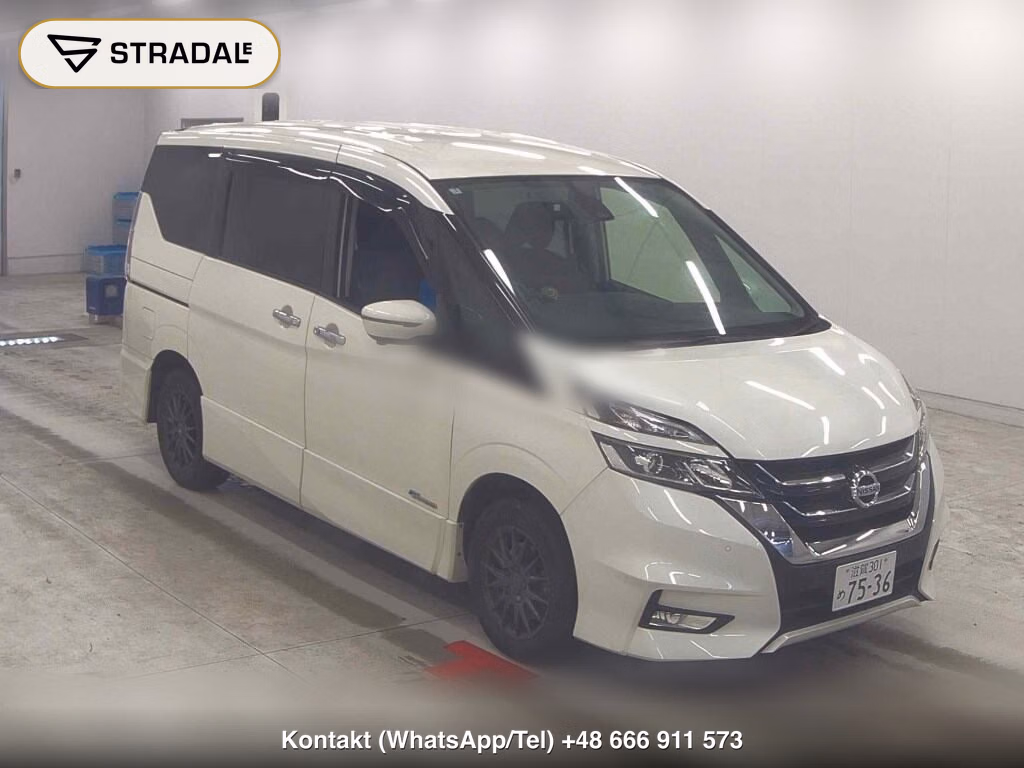 NISSAN SERENA 5D 4WD HIGHWAY STAR 2017, aukcja z Japonii, zdjęcie 1