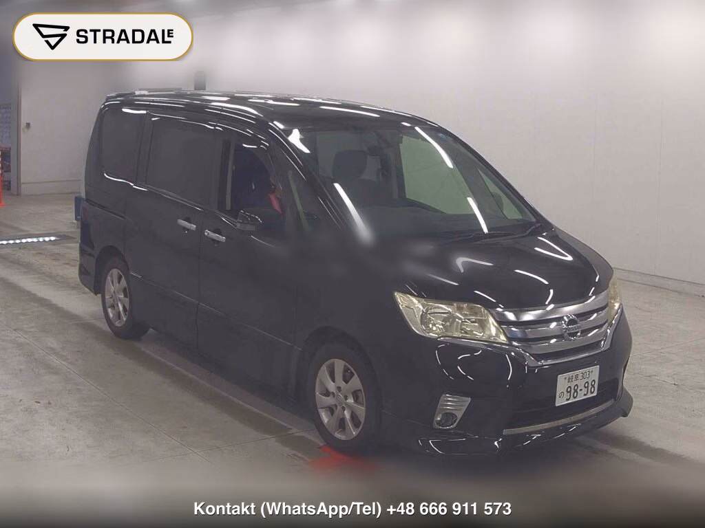 NISSAN SERENA 5D HIGHWAY STAR V SELECTION 2012, aukcja z Japonii, zdjęcie 1