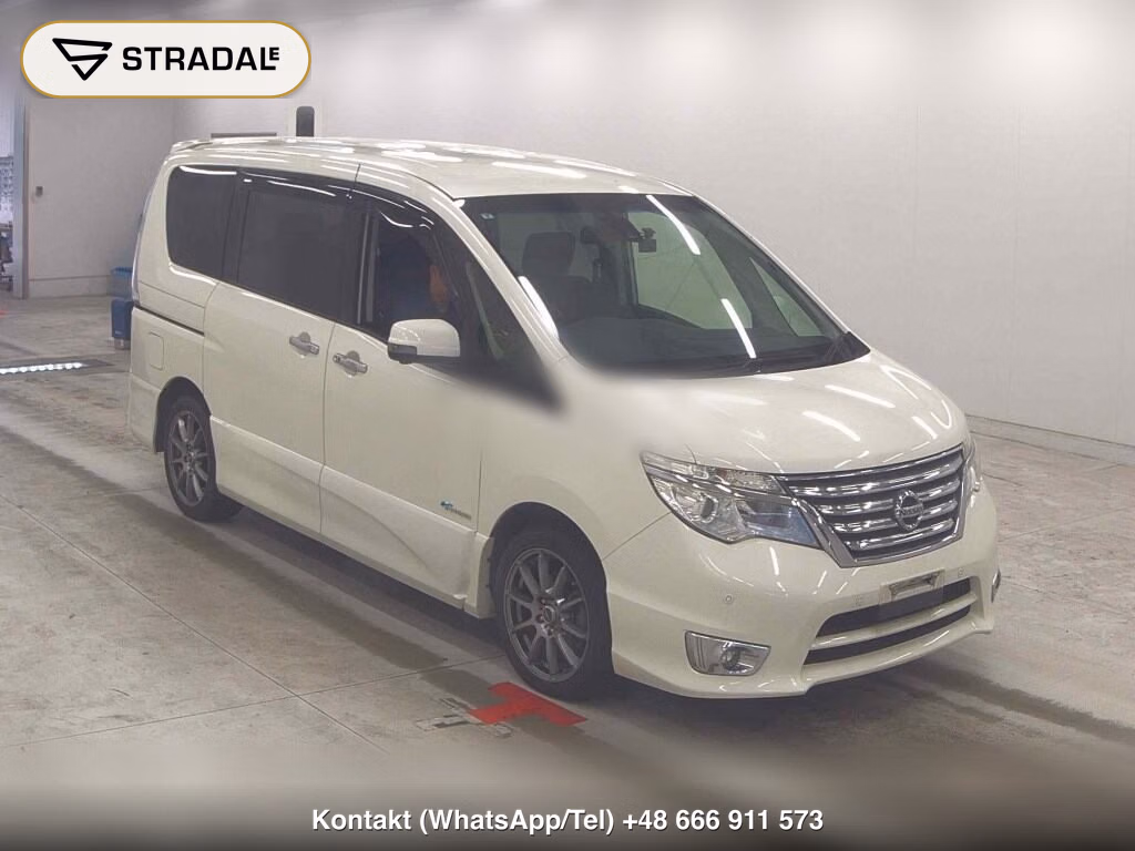 NISSAN SERENA 5D HIGHWAY STAR V SELECTION+SAFETY S-HYBRID 2015, aukcja z Japonii, zdjęcie 1