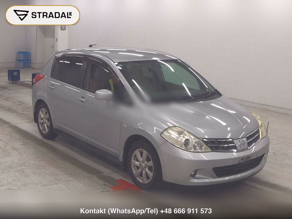 NISSAN TIIDA 15M 2008, aukcja z Japonii, zdjęcie 1