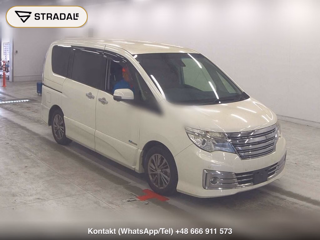 NISSAN SERENA 5D RIDER S-HYBRID 2016, aukcja z Japonii, zdjęcie 1