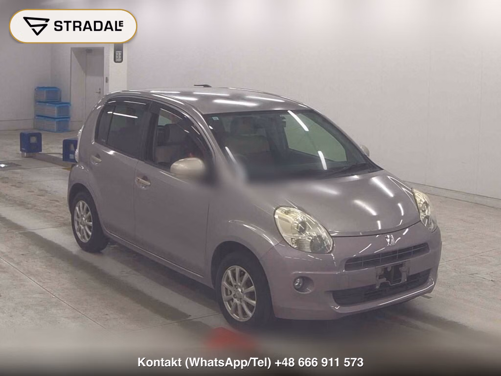 TOYOTA PASSO +HANA C PACKAGE 2012, aukcja z Japonii, zdjęcie 1