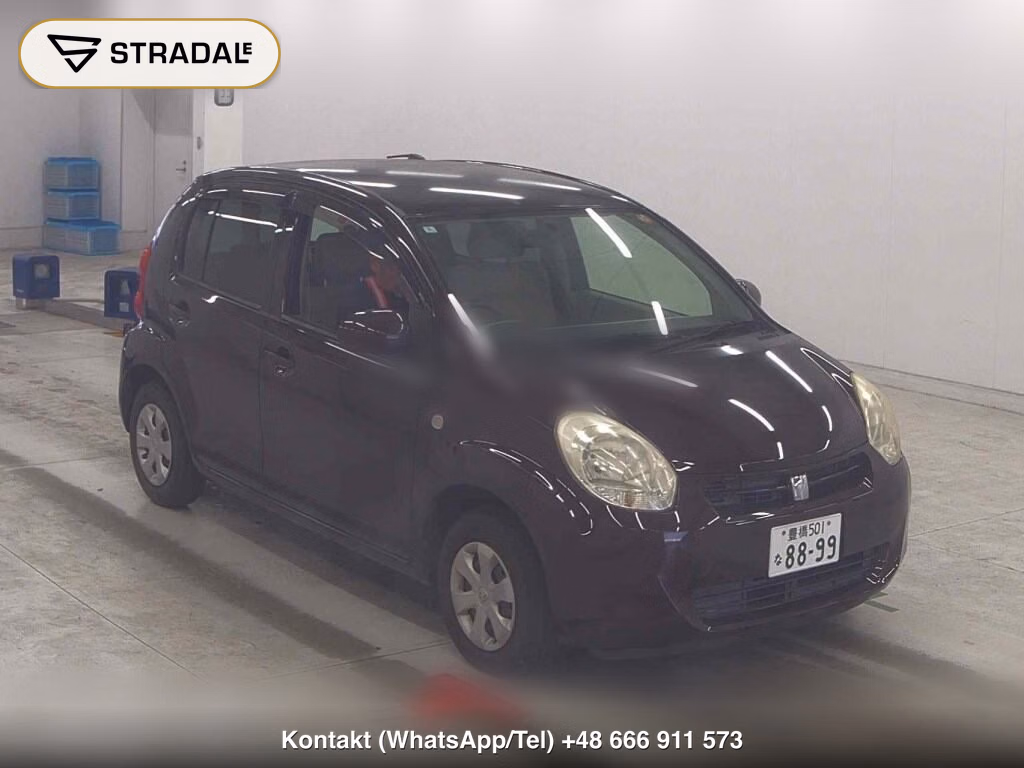 TOYOTA PASSO X YURURI 2012, aukcja z Japonii, zdjęcie 1