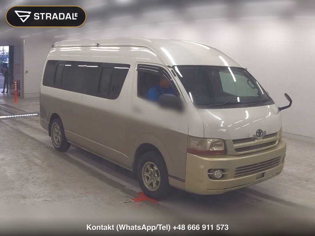 TOYOTA HIACE VAN 4D 4WD SUPER LONG WIDE DX GL PACKAGE 2007, aukcja z Japonii, zdjęcie 1