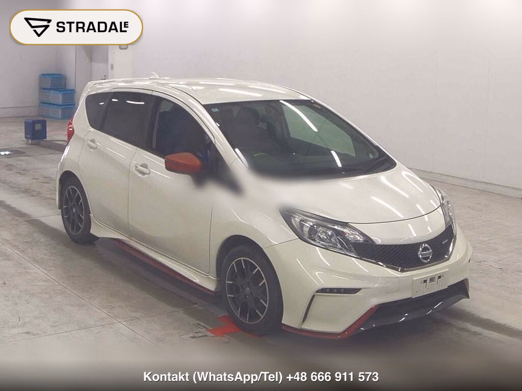 NISSAN NOTE NISMO 2016, aukcja z Japonii, zdjęcie 1