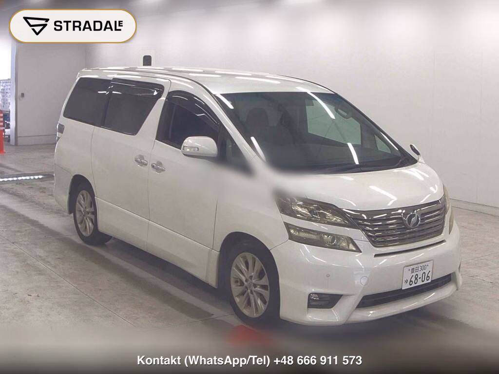 TOYOTA VELLFIRE 3.5Z 2010, aukcja z Japonii, zdjęcie 1