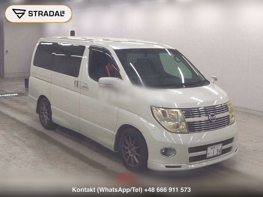 NISSAN ELGRAND 5D 250 HIGHWAY STAR BLACK LEATHER URBAN SEL, miniaturka 2