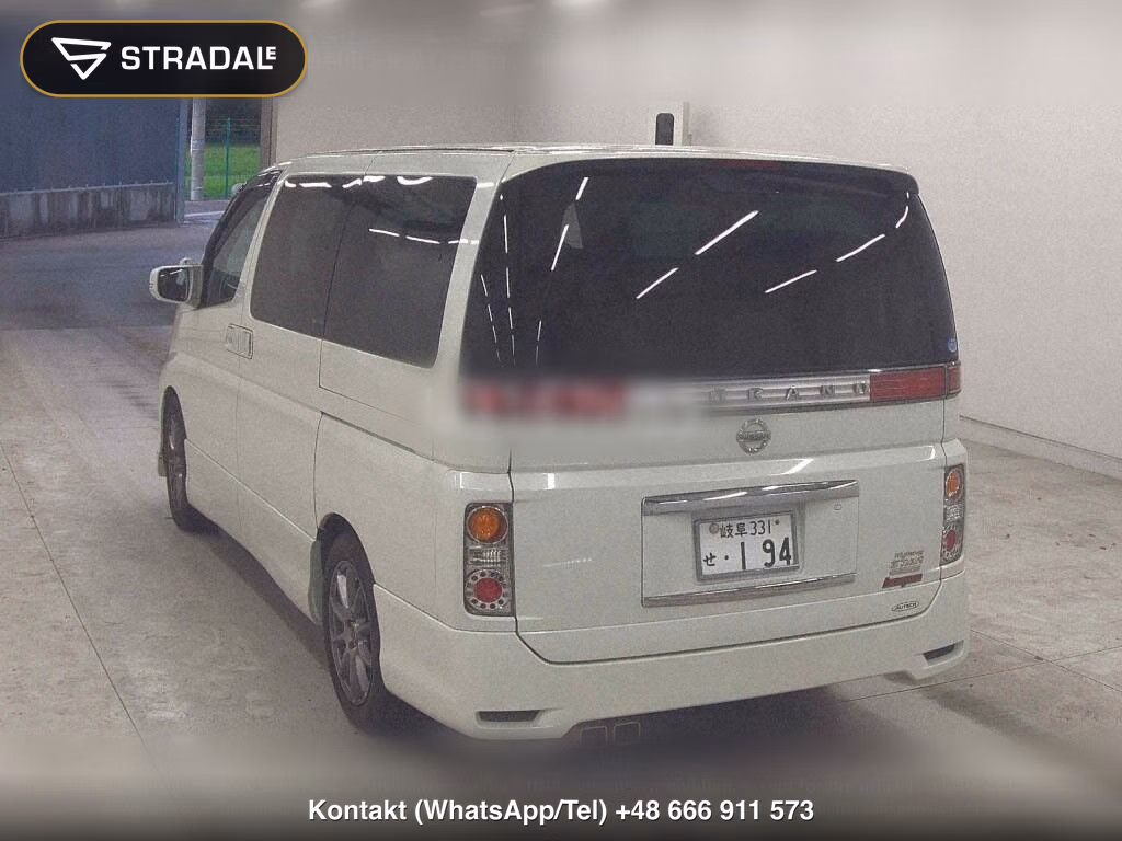 NISSAN ELGRAND 5D 250 HIGHWAY STAR BLACK LEATHER URBAN SEL, miniaturka 3