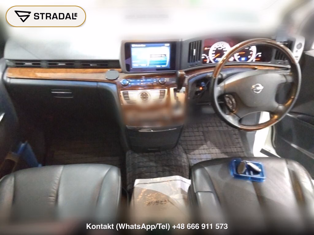 NISSAN ELGRAND 5D 250 HIGHWAY STAR BLACK LEATHER URBAN SEL, miniaturka 4