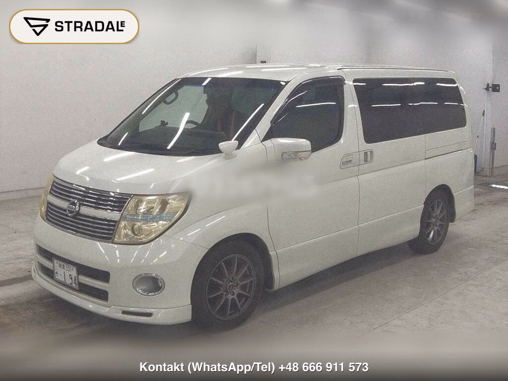 NISSAN ELGRAND 5D 250 HIGHWAY STAR BLACK LEATHER URBAN SEL, miniaturka 5