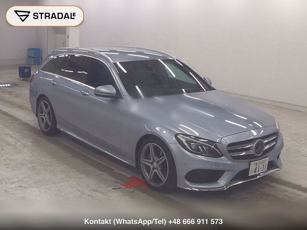 MERCEDES BENZ C-CLASS STATIONWAGON C200 STATIONWAGON SPORTS 2015, aukcja z Japonii, zdjęcie 1