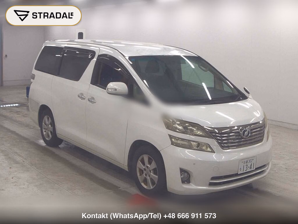 TOYOTA VELLFIRE 2.4X 2008, aukcja z Japonii, zdjęcie 1