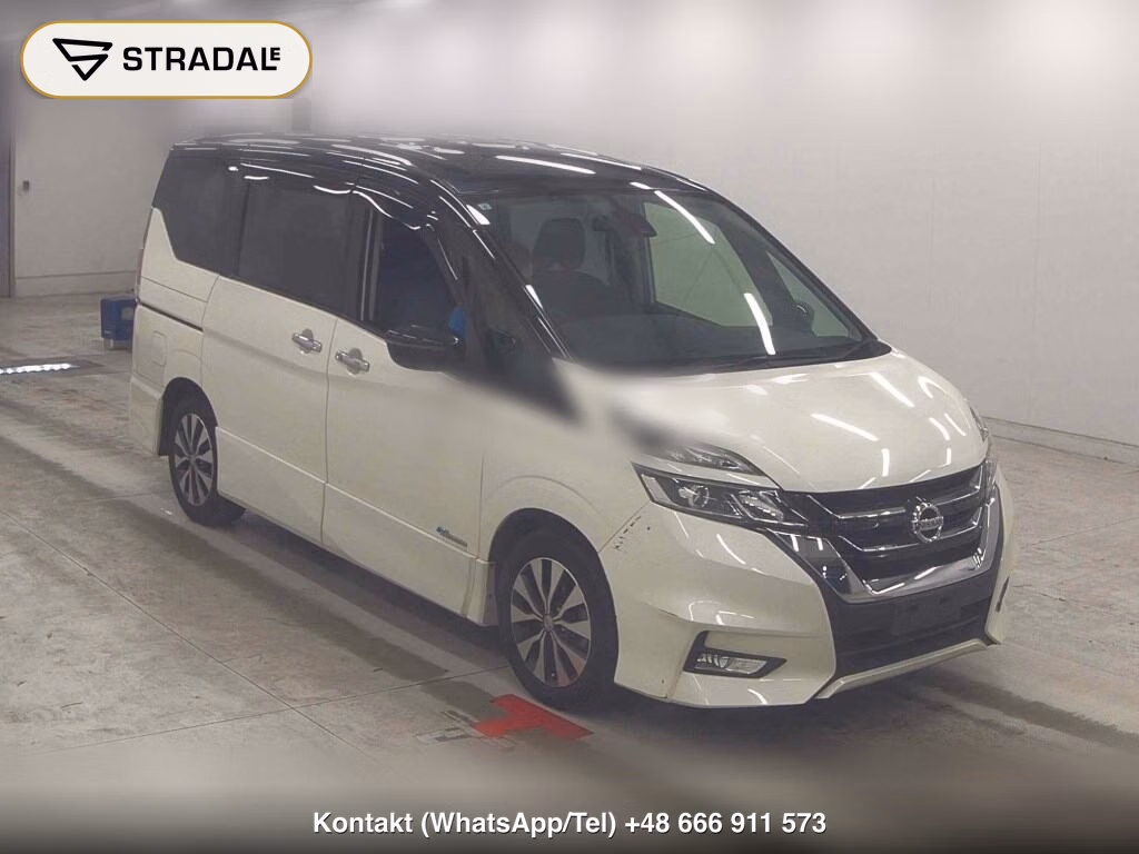 NISSAN SERENA 5D HIGHWAY STAR G 2017, aukcja z Japonii, zdjęcie 1