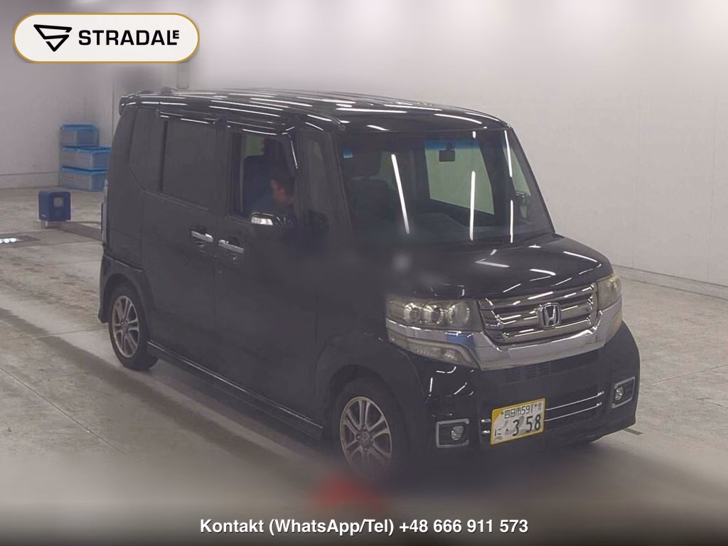 HONDA N-BOX CUSTOM SS PACKAGE 2016, aukcja z Japonii, zdjęcie 1