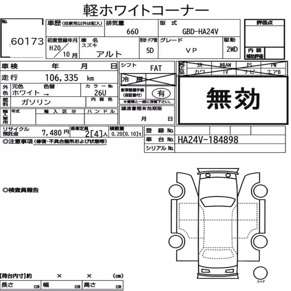 Notka aukcyjna: SUZUKI ALTO 5D VP