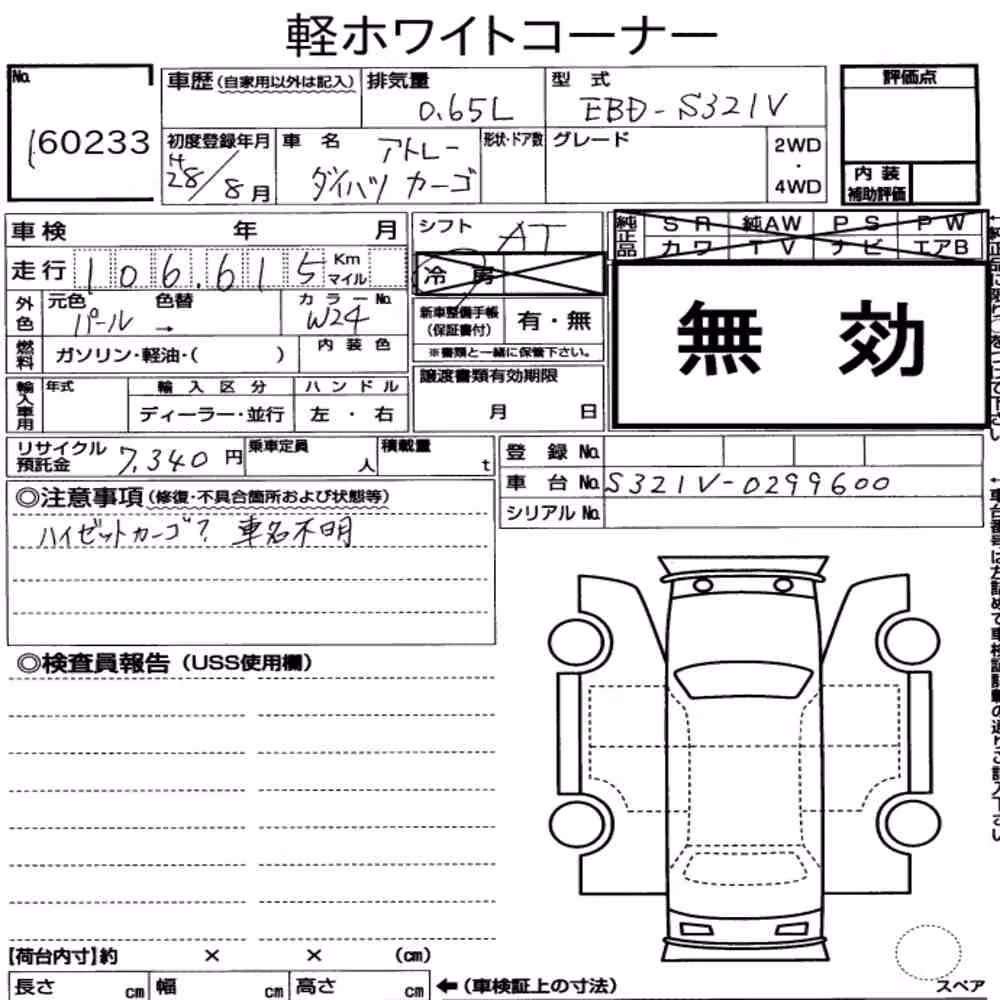 Notka aukcyjna: DAIHATSU HIJET CARGO 5D