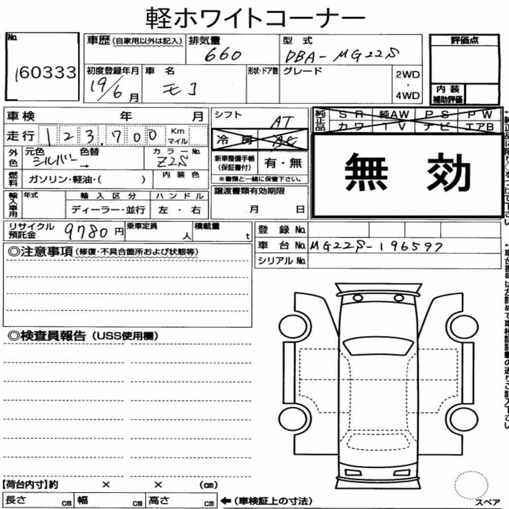 Notka aukcyjna: NISSAN MOCO