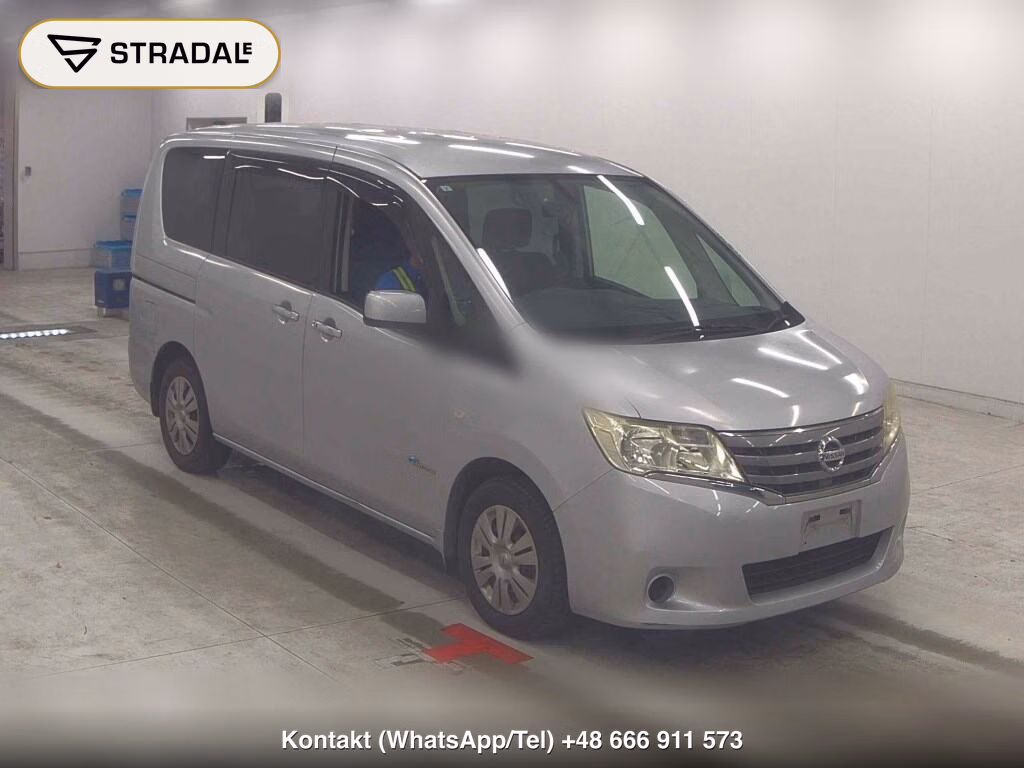 NISSAN SERENA 5D 20X S-HYBRID 2013, aukcja z Japonii, zdjęcie 1