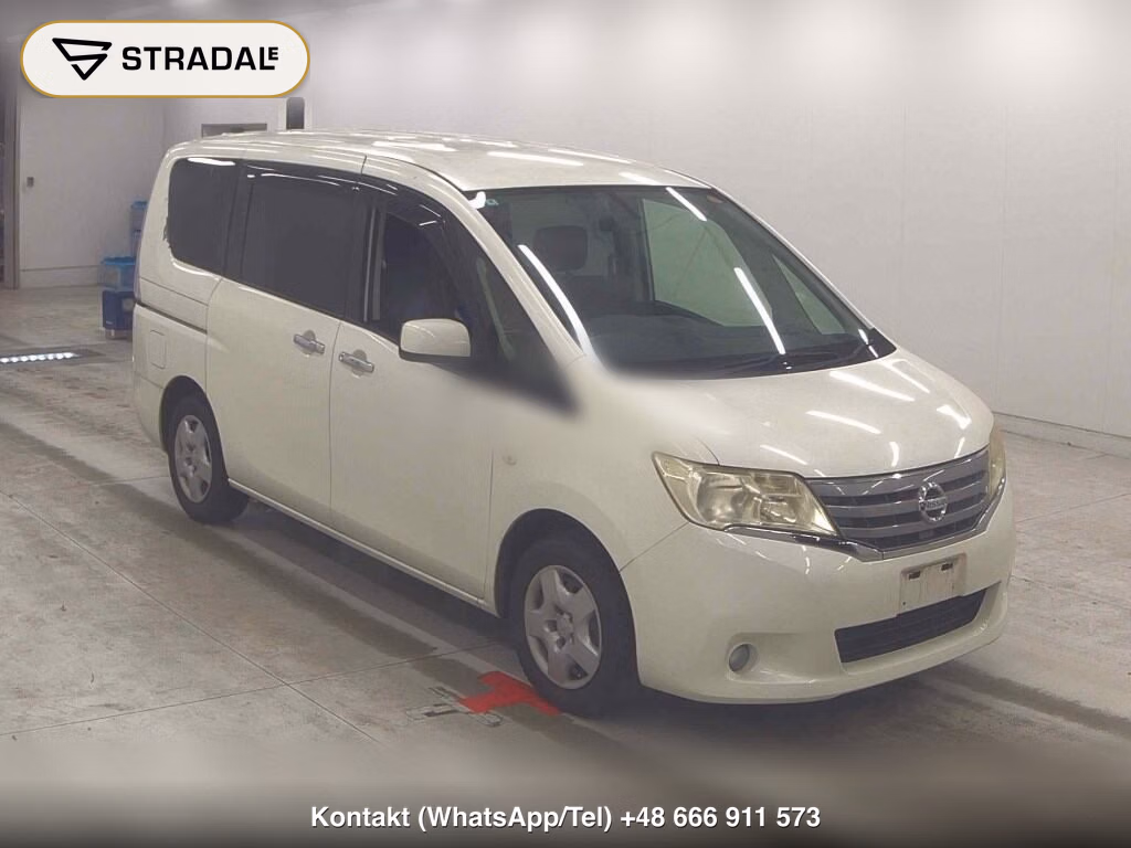NISSAN SERENA 5D 20S 2012, aukcja z Japonii, zdjęcie 1