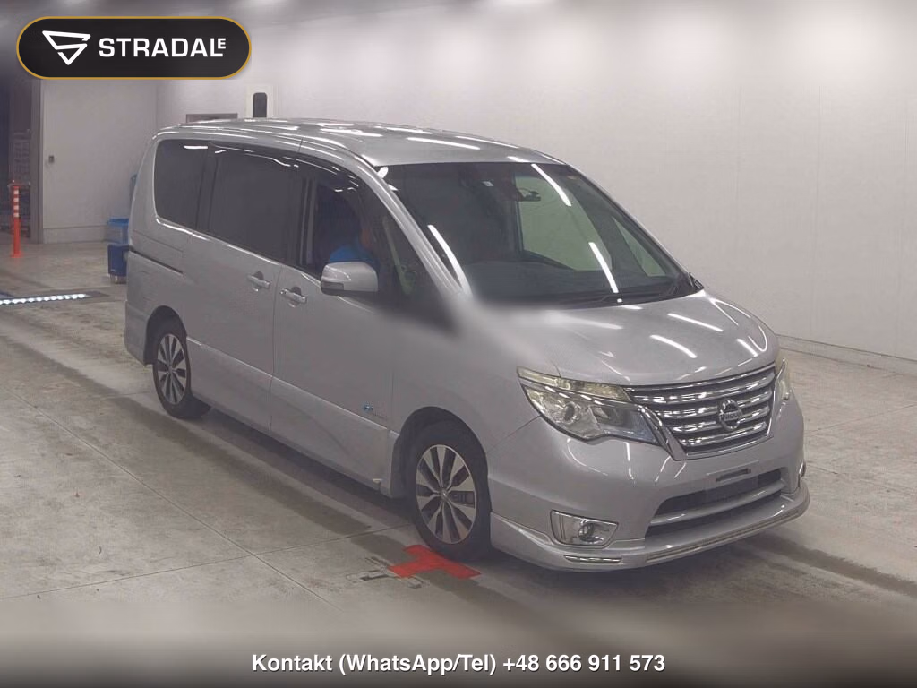 NISSAN SERENA 5D HIGHWAY STAR S-HYBRID 2014, aukcja z Japonii, zdjęcie 1