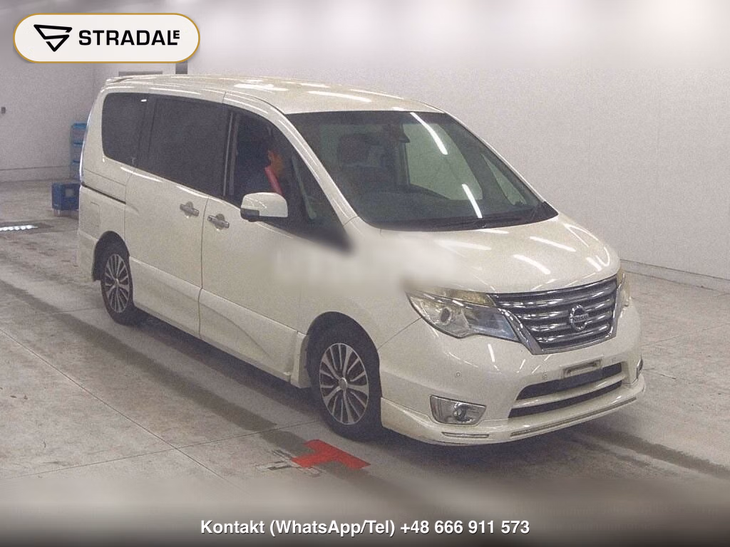 NISSAN SERENA 5D HIGHWAY STAR V AERO MODE + SAFETY 2015, aukcja z Japonii, zdjęcie 1