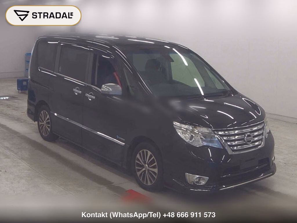NISSAN SERENA 5D HIGHWAY STAR S-HYBRID ADVANCED SAFETY PA 2015, aukcja z Japonii, zdjęcie 1