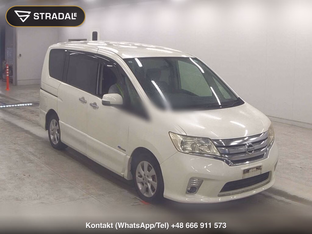 NISSAN SERENA 5D 2013, aukcja z Japonii, zdjęcie 1