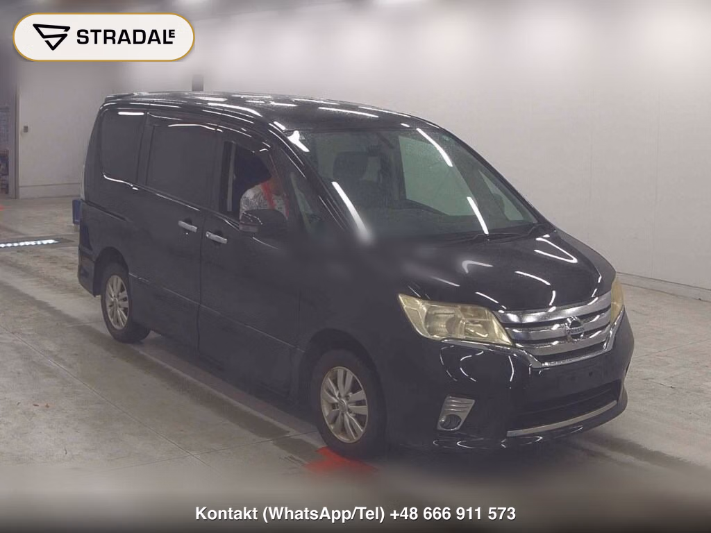 NISSAN SERENA 5D 4WD HIGHWAY STAR J PACKAGE 2011, aukcja z Japonii, zdjęcie 1