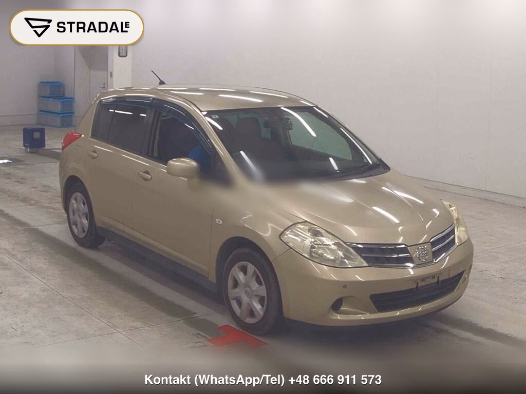 NISSAN TIIDA 15M SV + PLASMA 2011, aukcja z Japonii, zdjęcie 1