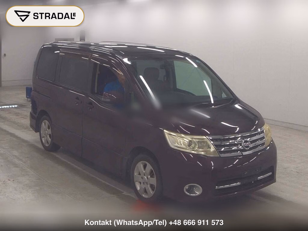 NISSAN SERENA 5D HIGHWAY STAR V SELECTION 2009, aukcja z Japonii, zdjęcie 1