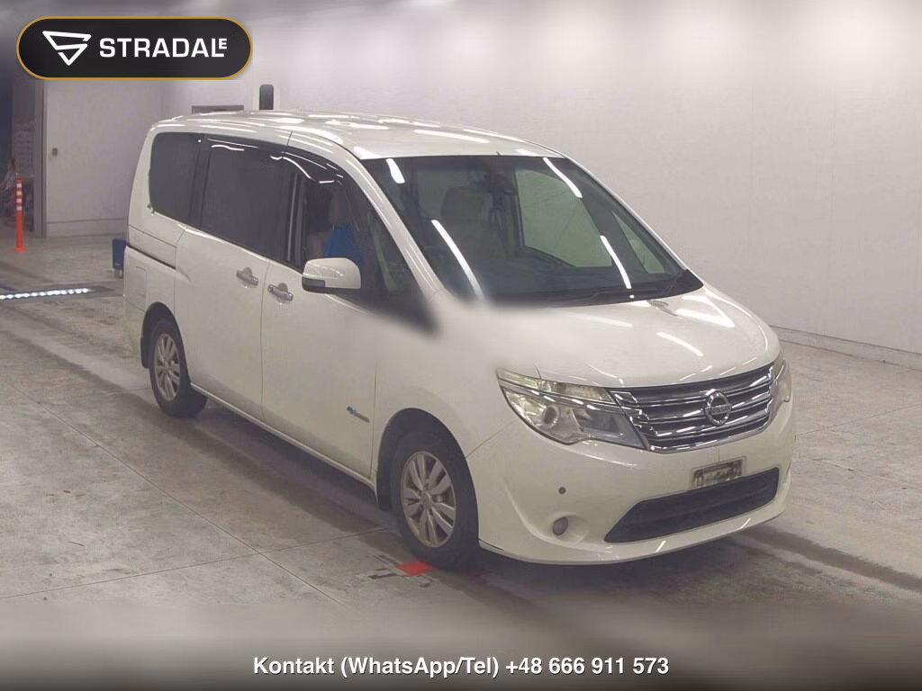 NISSAN SERENA 5D 20G S-HYBRID 2014, aukcja z Japonii, zdjęcie 1