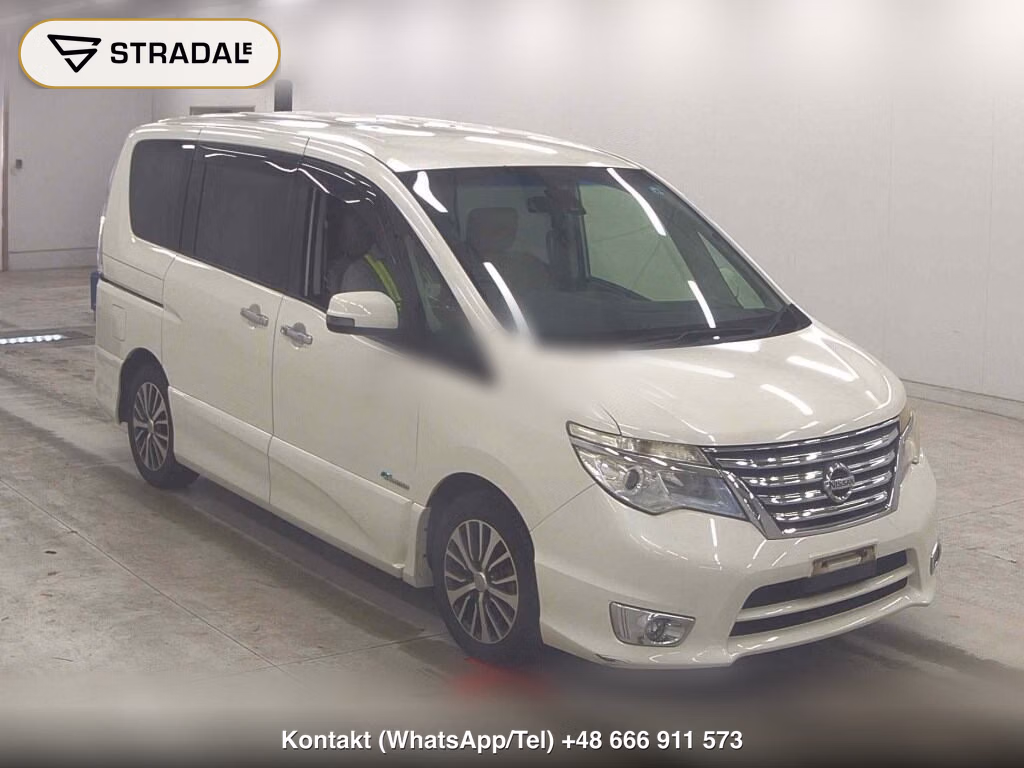 NISSAN SERENA 5D HIGHWAY STAR G S-HYBRID 2014, aukcja z Japonii, zdjęcie 1
