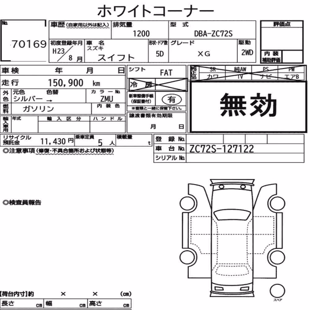 Notka aukcyjna: SUZUKI SWIFT 5D XG
