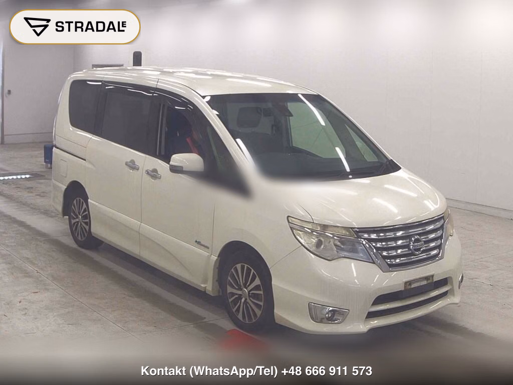 NISSAN SERENA 5D HIGHWAY STAR V SELECTION + SAFETY SHV 2015, aukcja z Japonii, zdjęcie 1