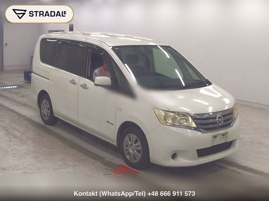 NISSAN SERENA 5D 20X S-HYBRID 2013, aukcja z Japonii, zdjęcie 1