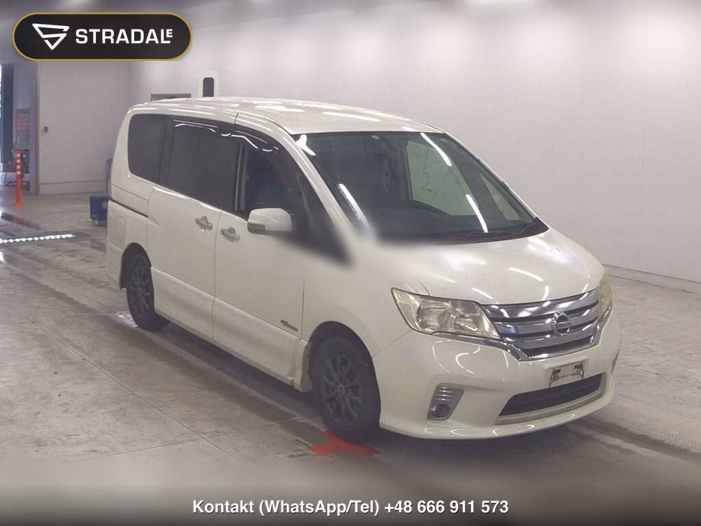 NISSAN SERENA 5D 2013, aukcja z Japonii, zdjęcie 1