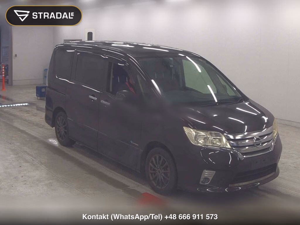 NISSAN SERENA 5D 2012, aukcja z Japonii, zdjęcie 1