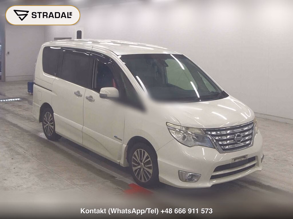 NISSAN SERENA 5D HIGHWAY STAR V SELECTION + SAFETY SHV 2015, aukcja z Japonii, zdjęcie 1