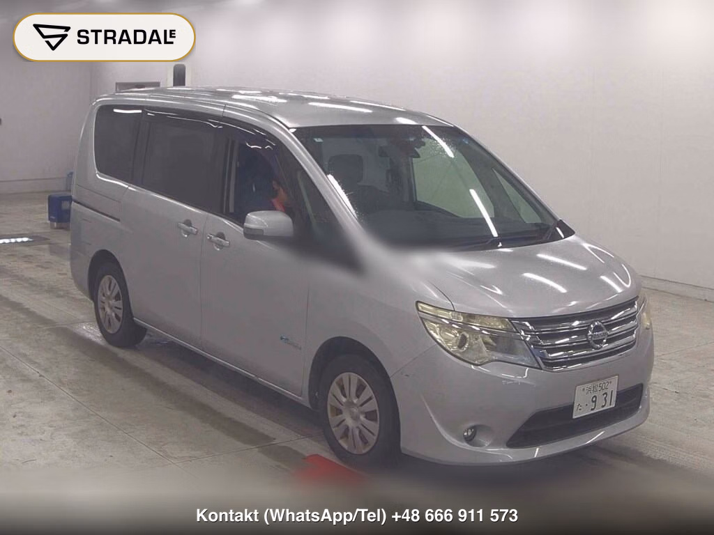 NISSAN SERENA 5D 20X S-HYBRID 2014, aukcja z Japonii, zdjęcie 1