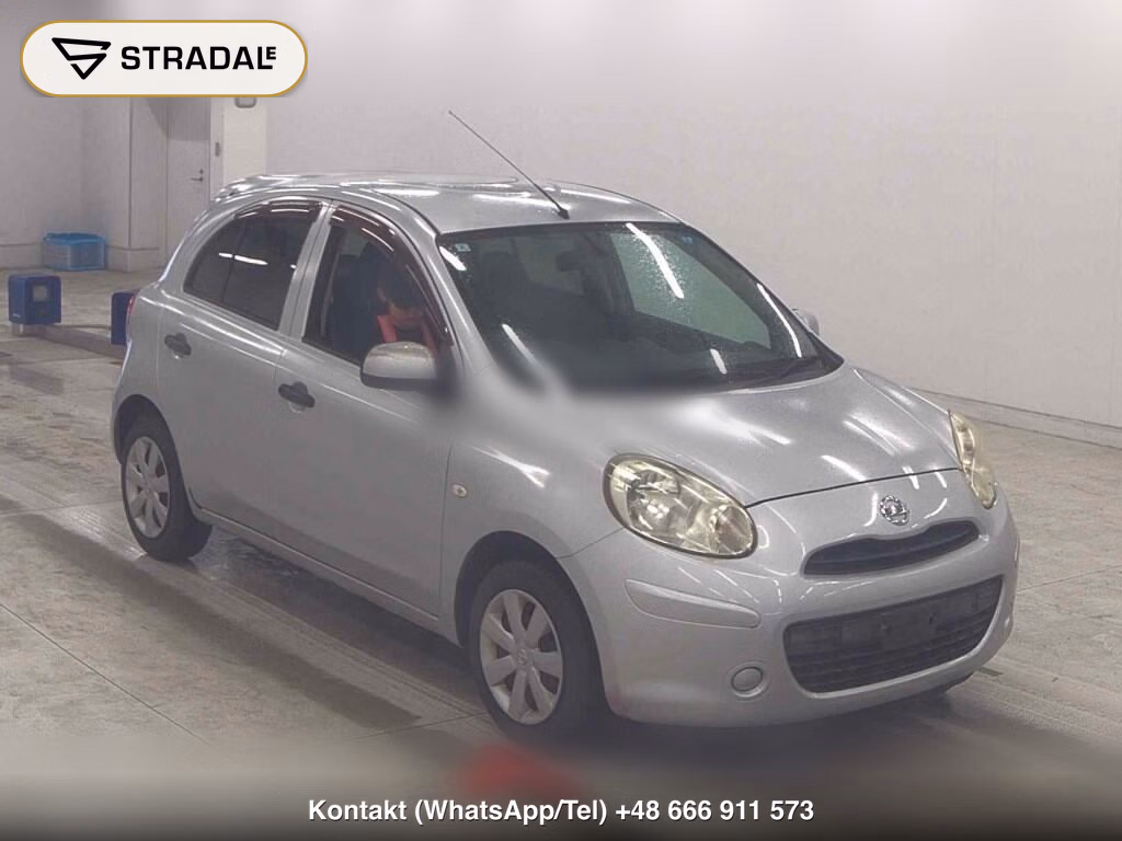 NISSAN MARCH 5D 12S V PACKAGE 2012, aukcja z Japonii, zdjęcie 1