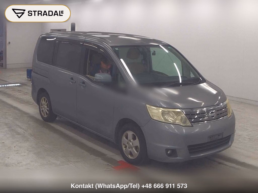 NISSAN SERENA 5D 20G 2008, aukcja z Japonii, zdjęcie 1
