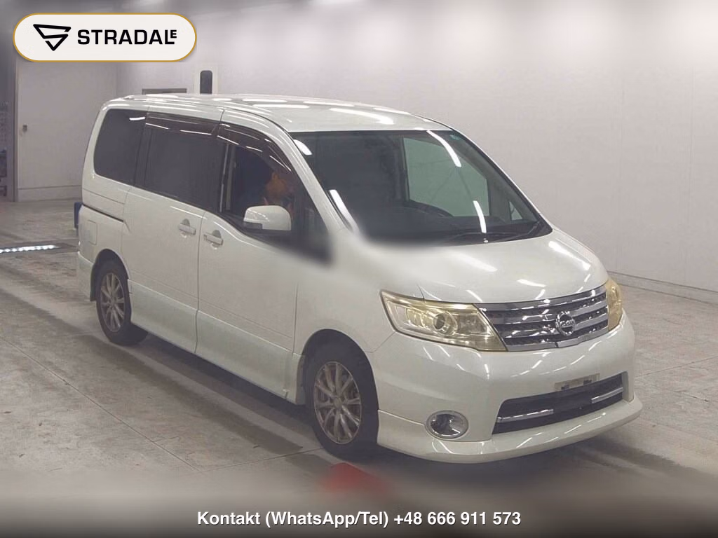 NISSAN SERENA 5D HIGHWAY STAR V AERO SELECTION 2009, aukcja z Japonii, zdjęcie 1