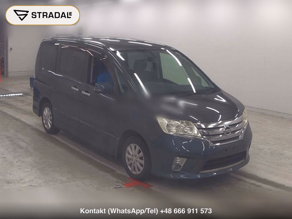 NISSAN SERENA 5D HIGHWAY STAR V SELECTION 2012, aukcja z Japonii, zdjęcie 1