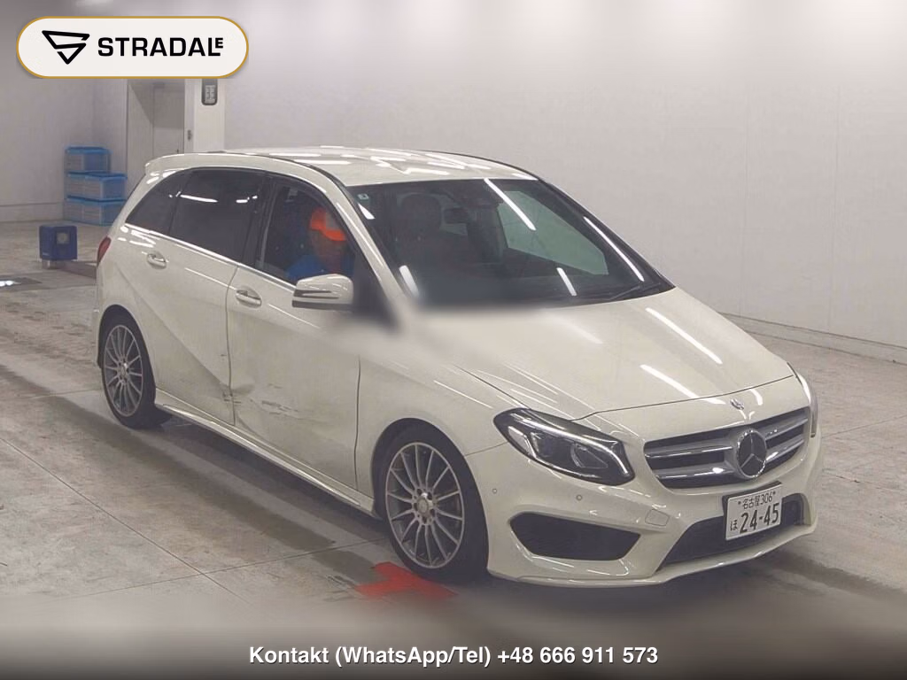 MERCEDES BENZ B-CLASS B180 SPORTS 2015, aukcja z Japonii, zdjęcie 1