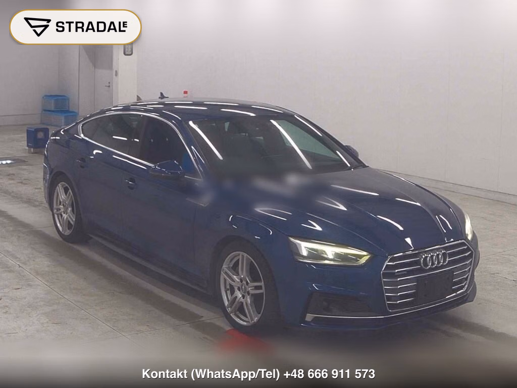 AUDI A5 SPORTBACK 4WD 2.0TFSI QUATTRO SPORT 2018, aukcja z Japonii, zdjęcie 1
